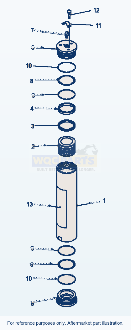 Komatsu WA320-5L Accumulator For Ecss parts diagram