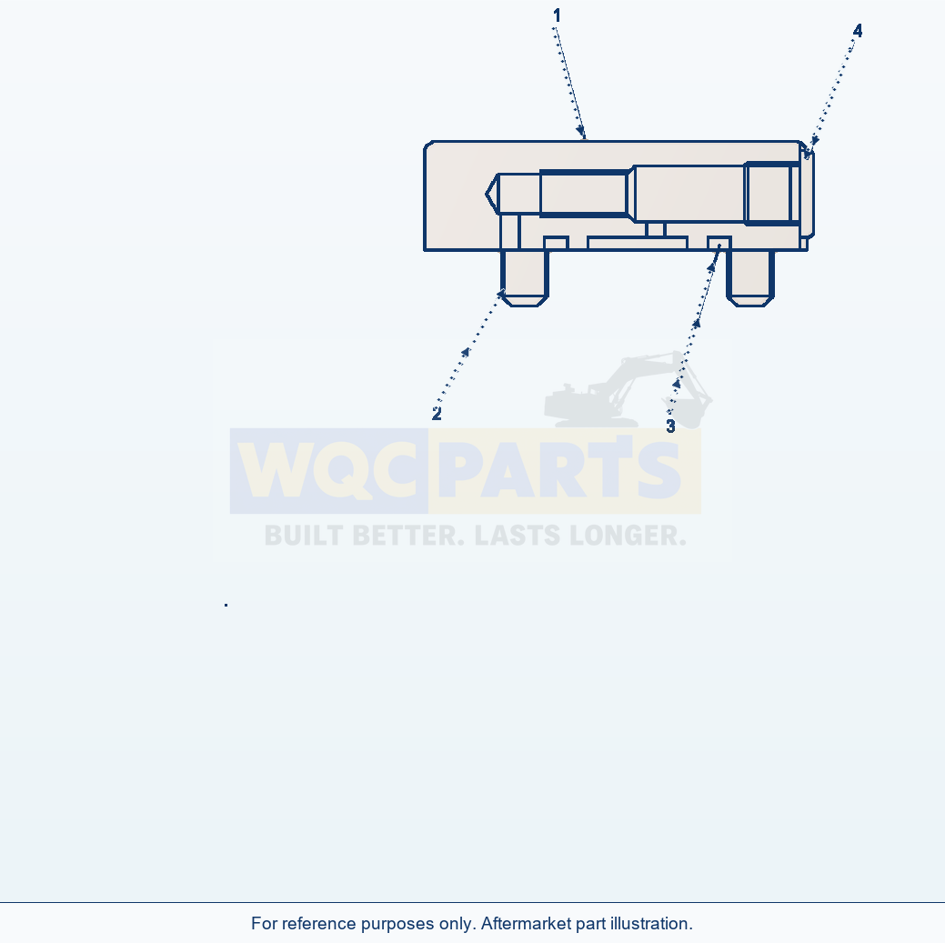 Komatsu WA320-5L Hst Motor 1 Cover parts diagram