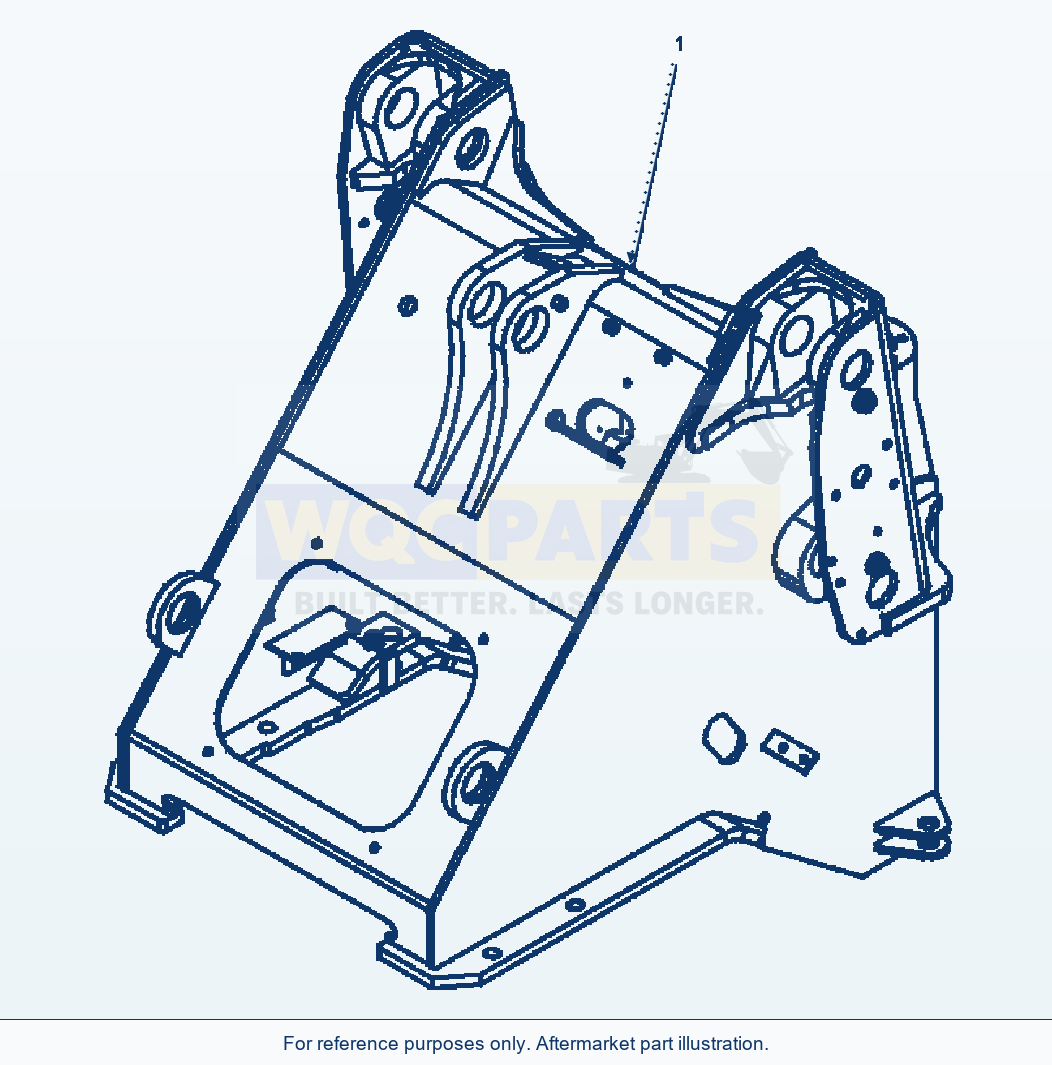 Komatsu WA320-5L Front Frame Jrb (2-Spool And/Or 3-Spool) parts diagram