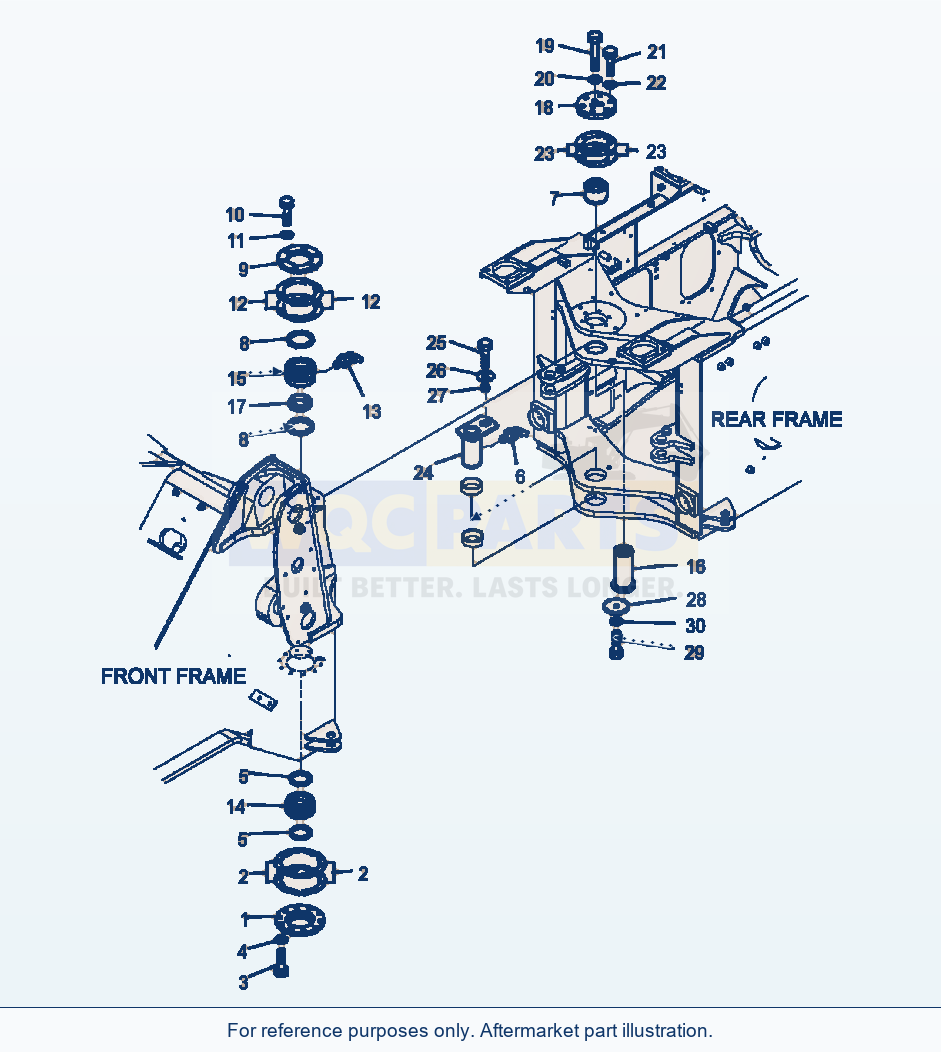 Komatsu WA320-5L Hinge Pin parts diagram
