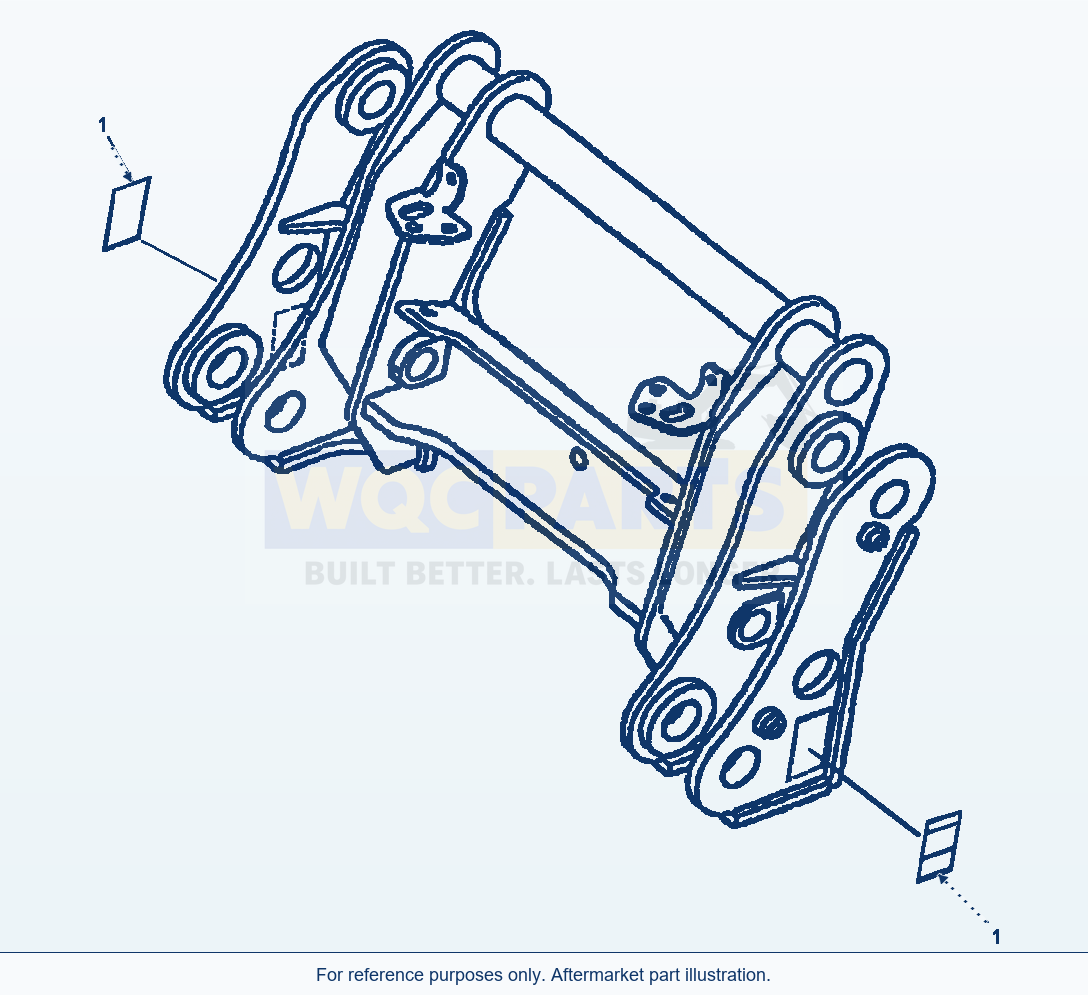 Komatsu WA320-5L Decal Jrb Coupler parts diagram