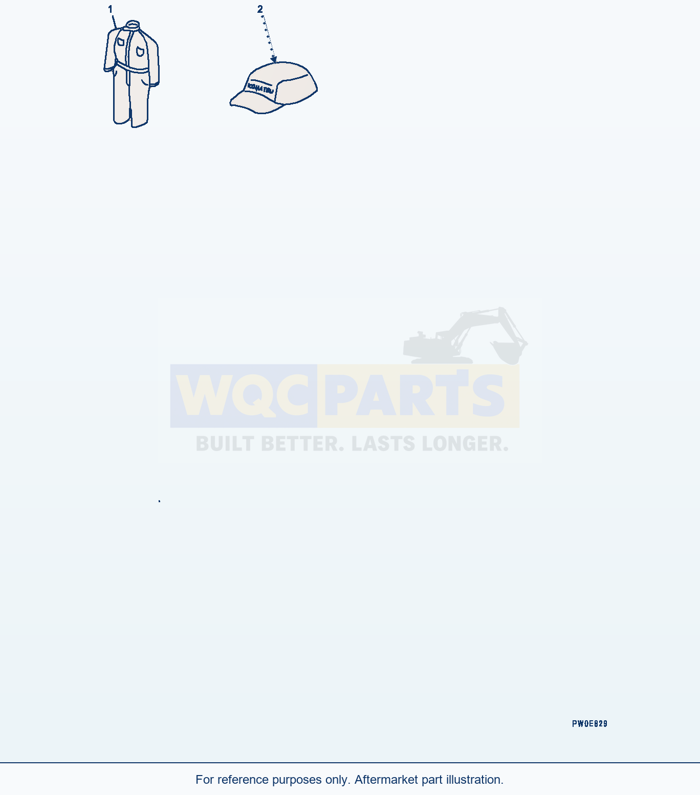 Komatsu WA320-6 Cap And Overall (#70291-) parts diagram