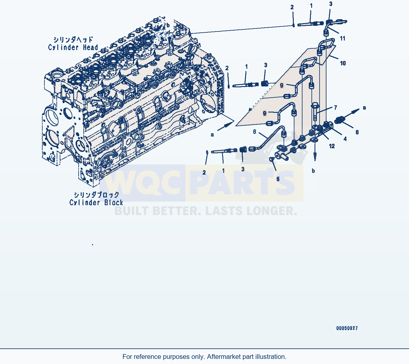 Komatsu WA320-6 Parts Performance, Common Rail (App10-002002) parts diagram