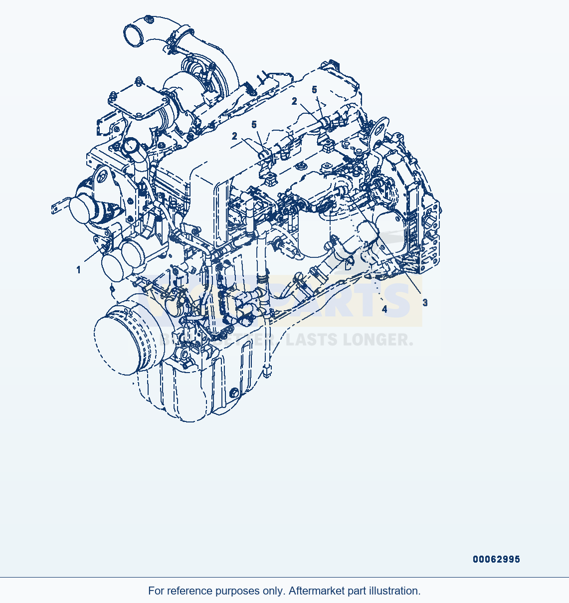 Komatsu WA320-6 Wiring Harness, Related parts diagram