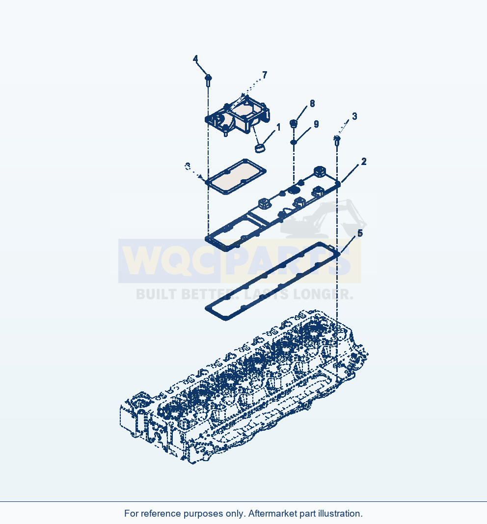 Komatsu WA320-6 Air Intake Manifold Serial A34001-UP parts diagram