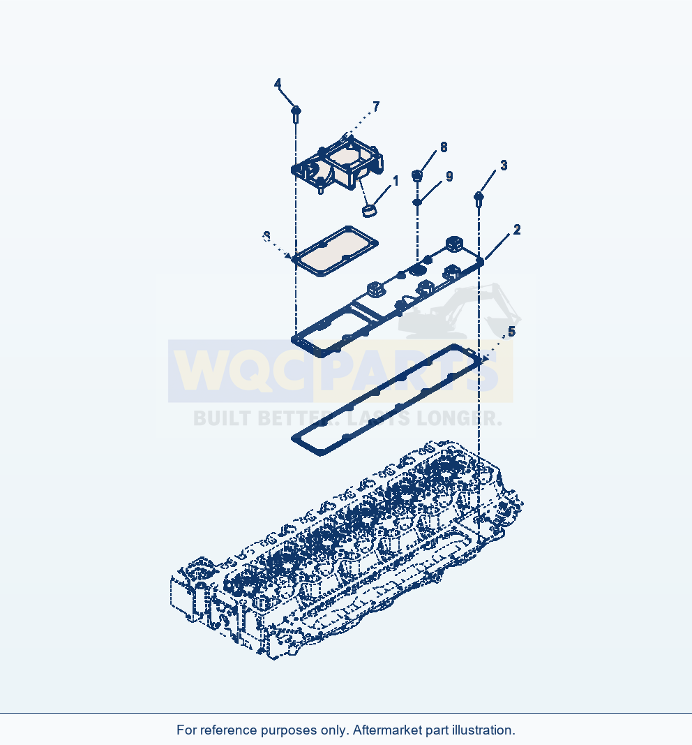 Komatsu WA320-6 Air Intake Manifold Serial A35001-UP parts diagram