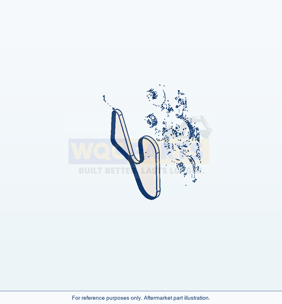 Komatsu WA320-6 Cooling Fan Belt Serial A34001-UP parts diagram
