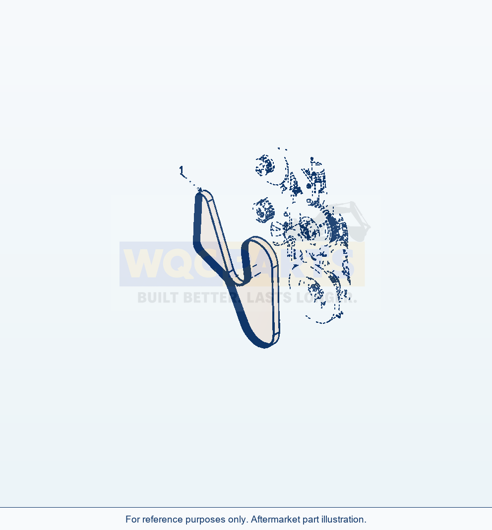 Komatsu WA320-6 Cooling Fan Belt Serial A35001-UP parts diagram
