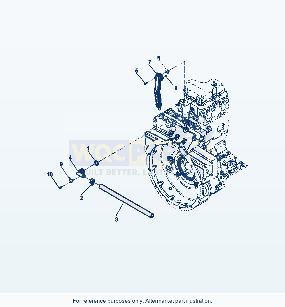 Komatsu WA320-6 Crankcase Breather Serial A34001-UP parts diagram