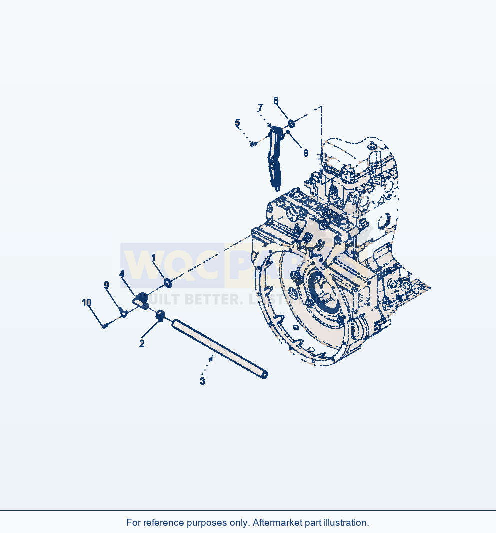 Komatsu WA320-6 Crankcase Breather Serial A35001-UP parts diagram