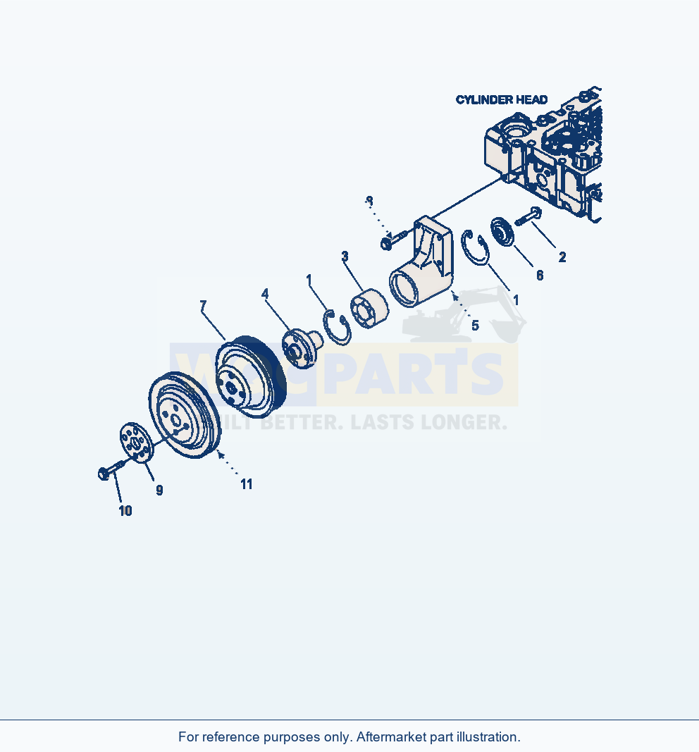 Komatsu WA320-6 Fan Drive Serial A34001-UP parts diagram