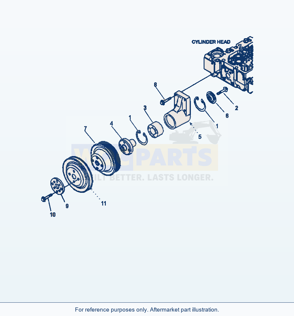 Komatsu WA320-6 Fan Drive Serial A35001-UP parts diagram