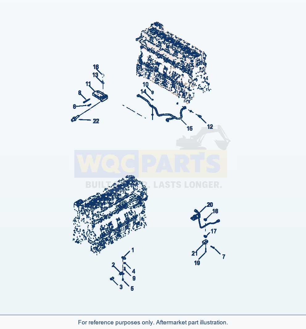 Komatsu WA320-6 Fuel Piping Serial A34001-UP parts diagram