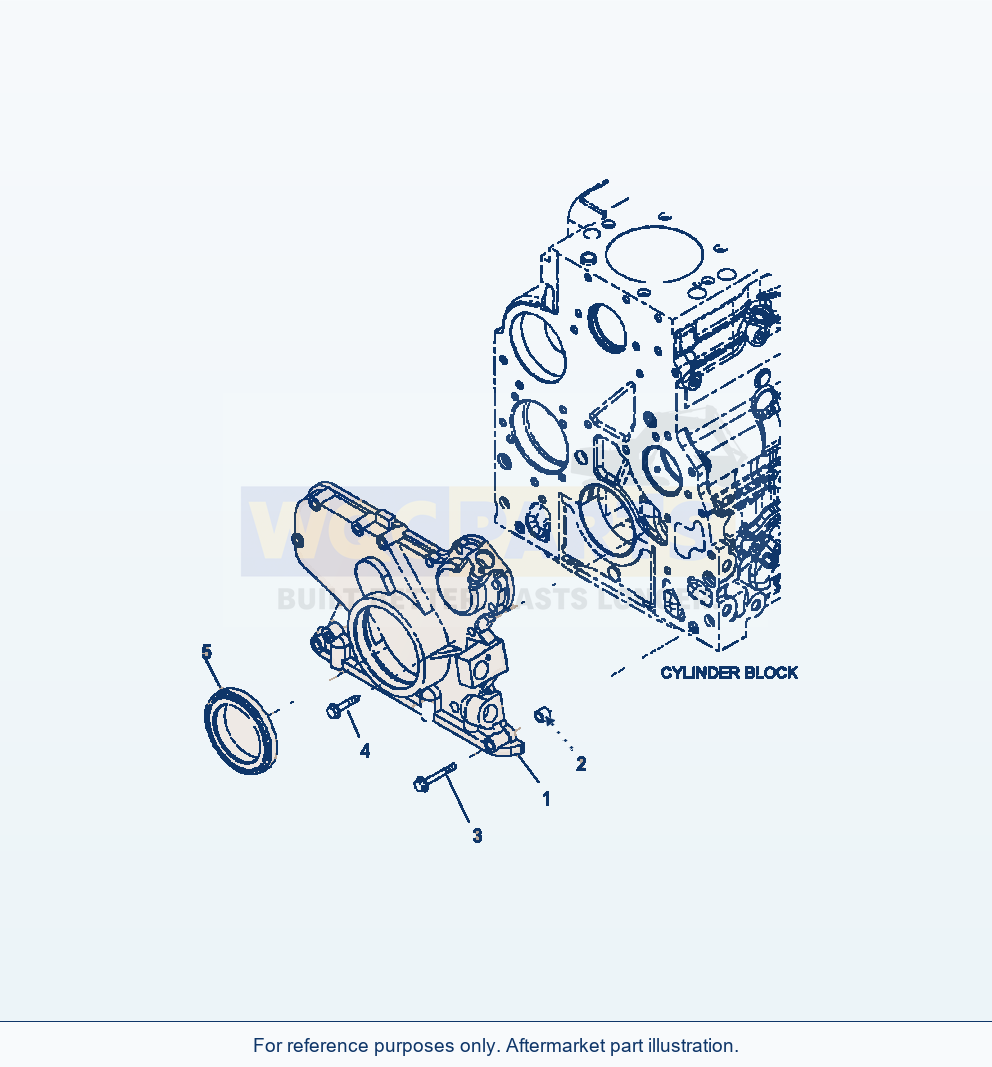 Komatsu WA320-6 Gear Cover Serial A34001-UP parts diagram