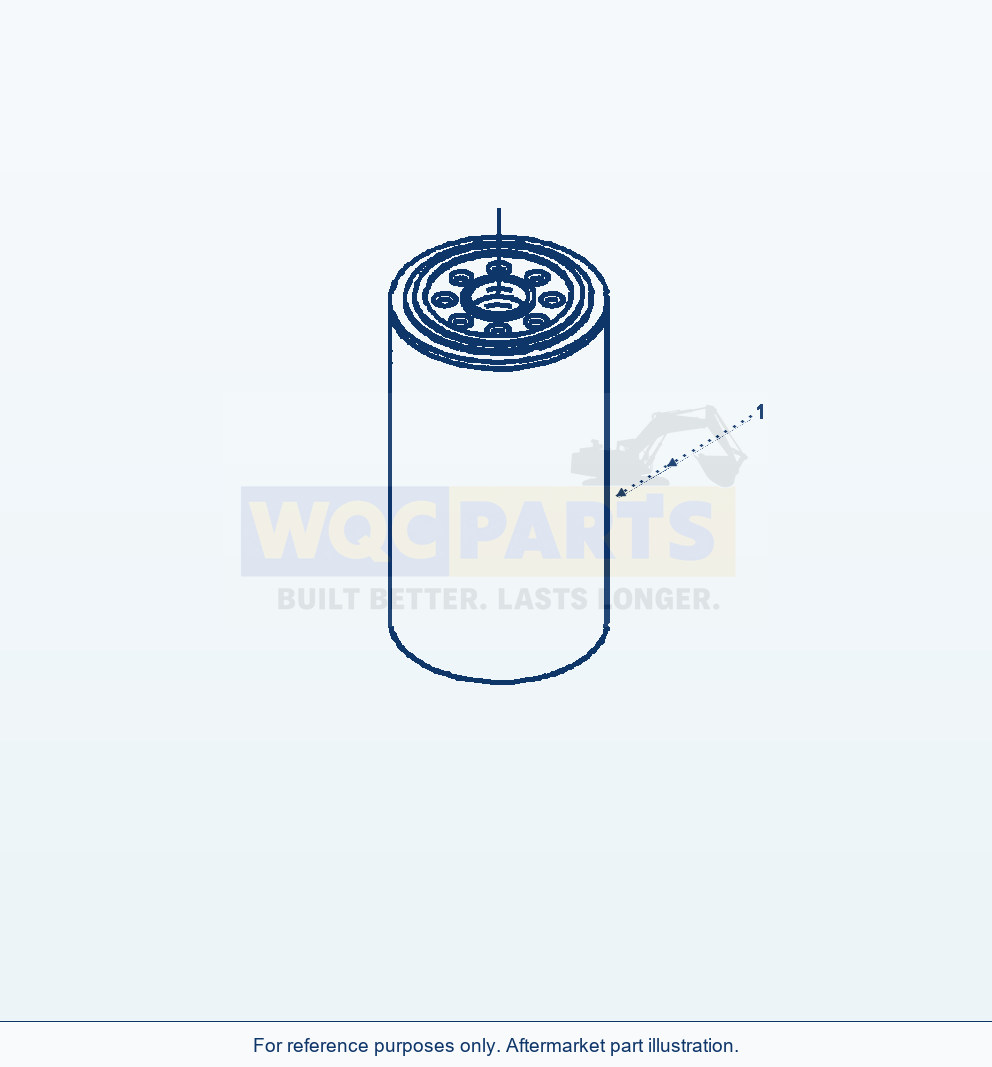 Komatsu WA320-6 Lubricating Oil Filter Serial A34001-UP parts diagram