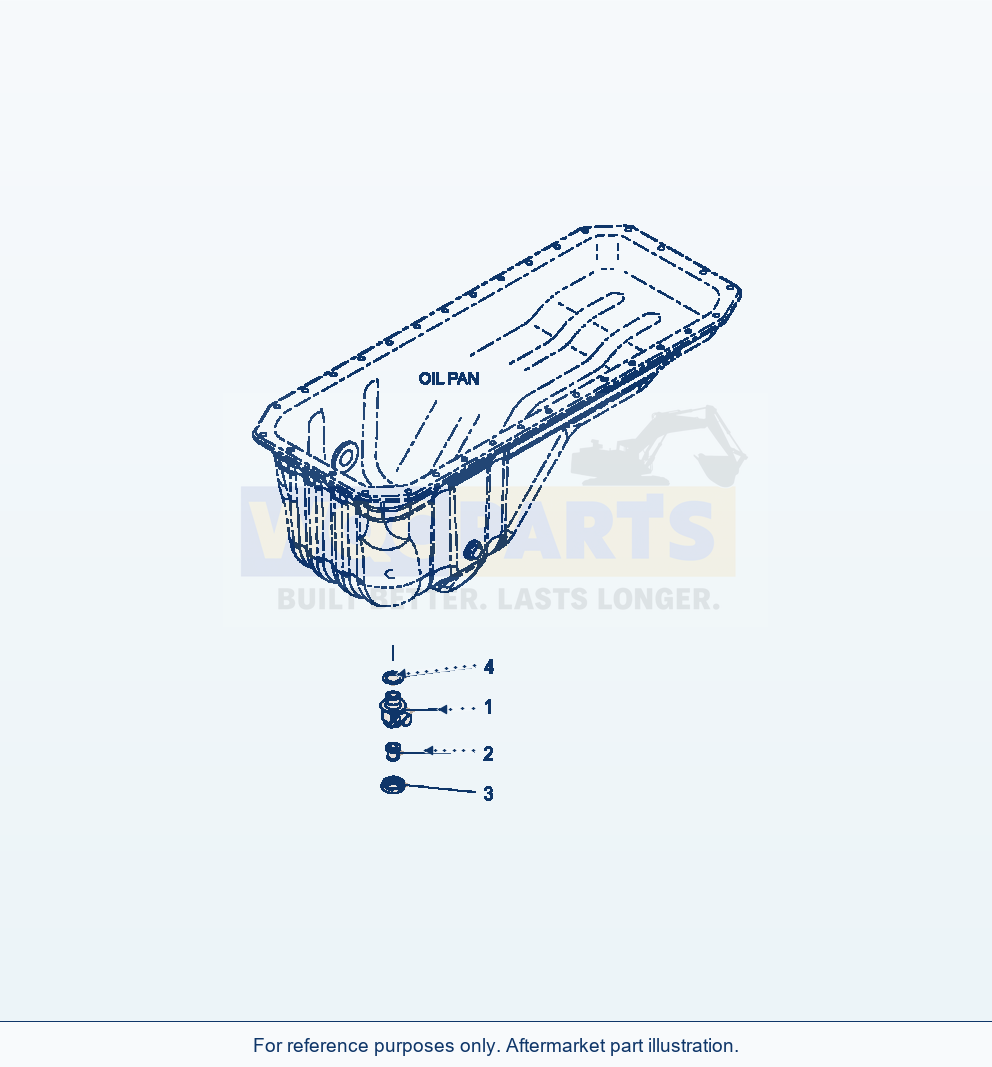 Komatsu WA320-6 Remote Engine Oil Drain Serial A35001-UP parts diagram