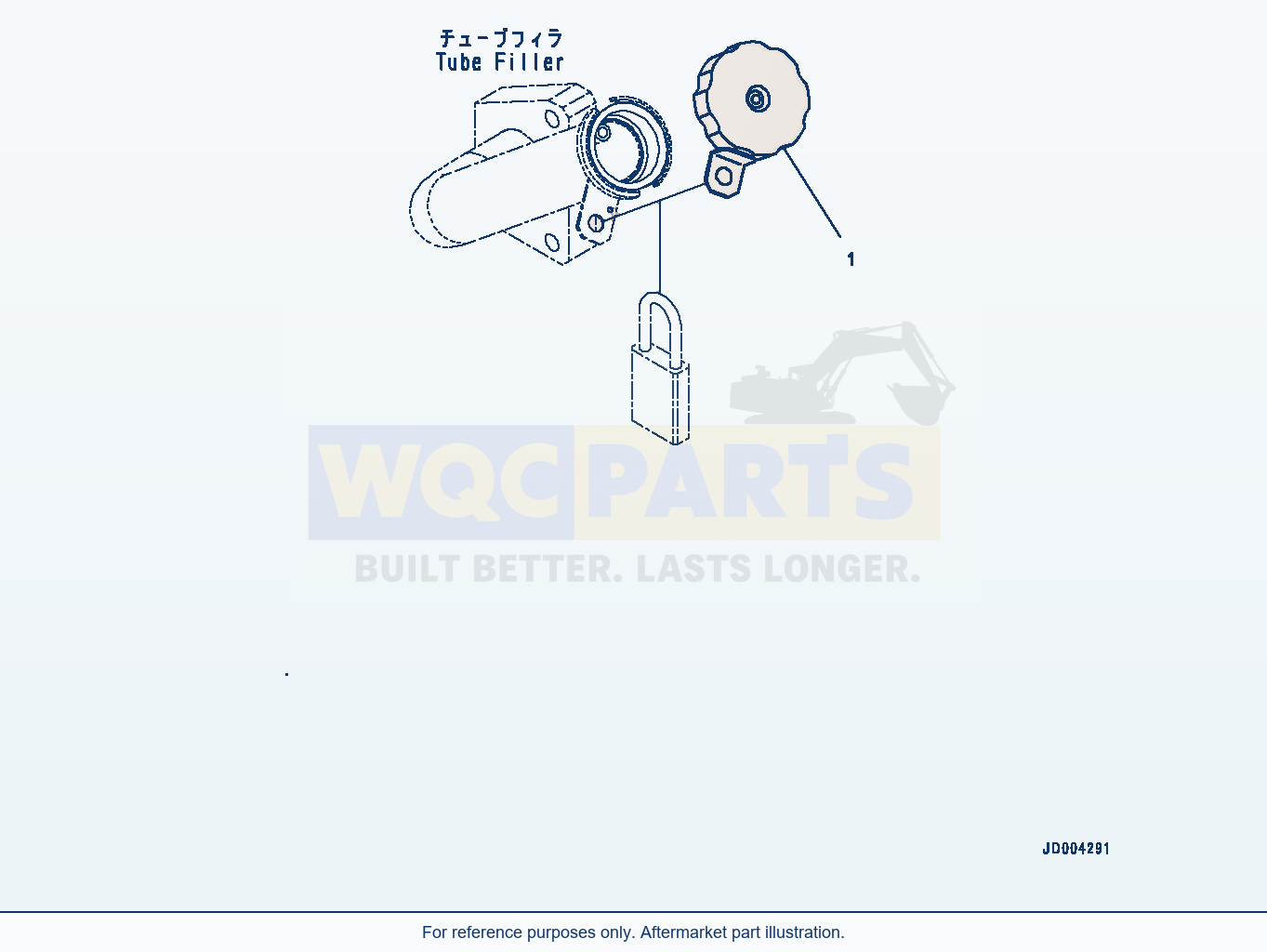 Komatsu WA320-6 Transfer, Cap parts diagram