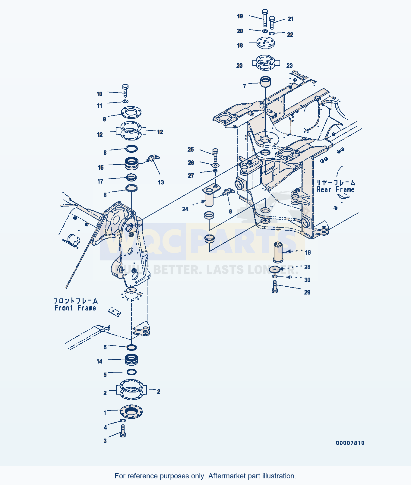 Komatsu WA320-6 Hinge Pin (#70291-) Serial 70291-UP parts diagram