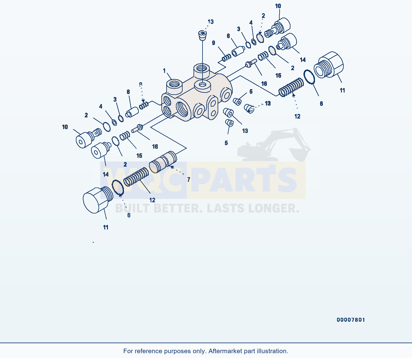 Komatsu WA320-6 Steering Hydraulic Piping, Cushion Valve parts diagram
