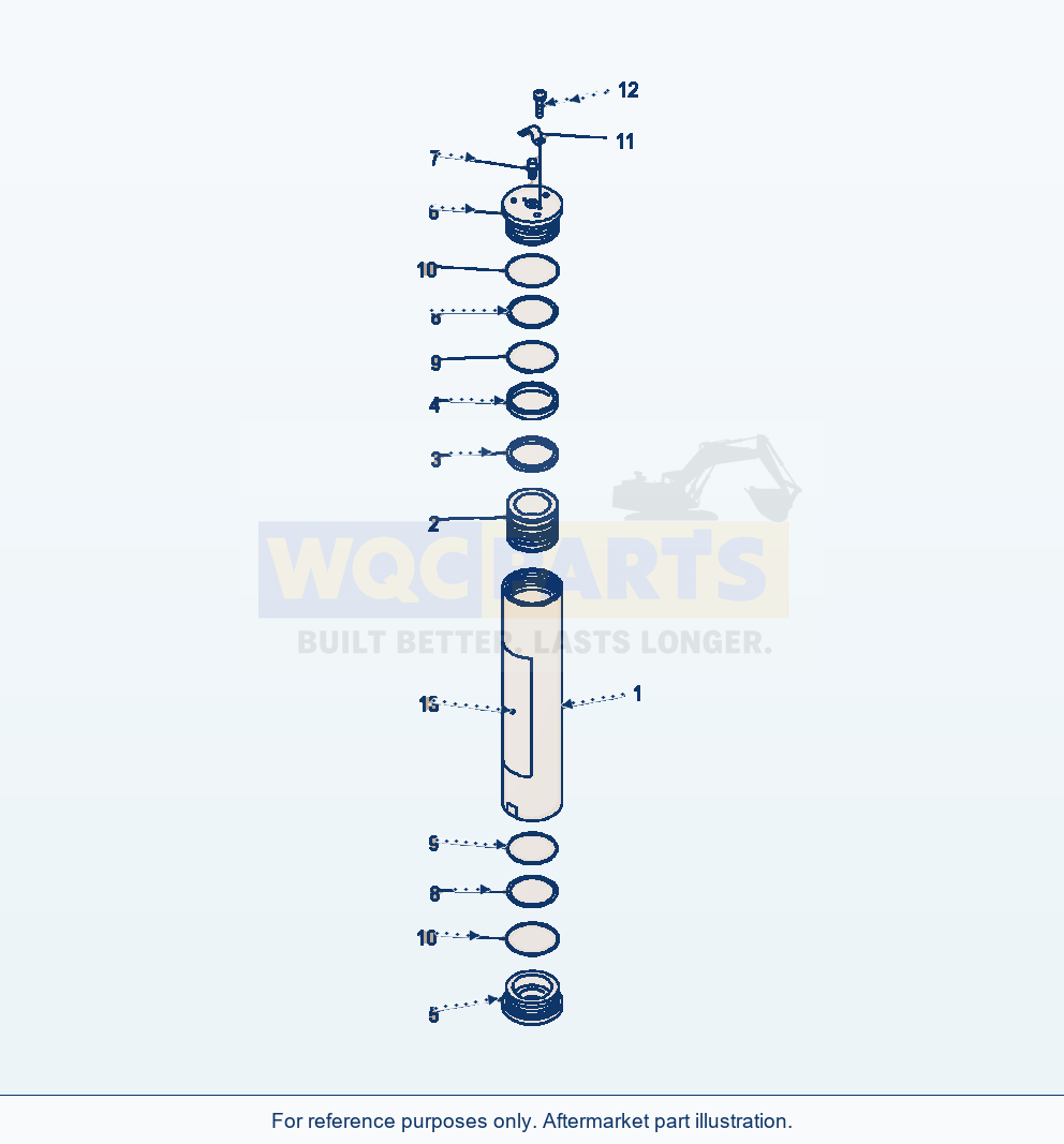 Komatsu WA320-6 Accumulator For Ecss Serial A34001-UP parts diagram
