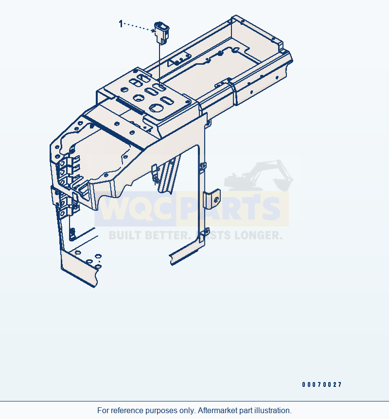 Komatsu WA320-6 Floor Switch (For Auto Reverse Fan)(#70001-) parts diagram