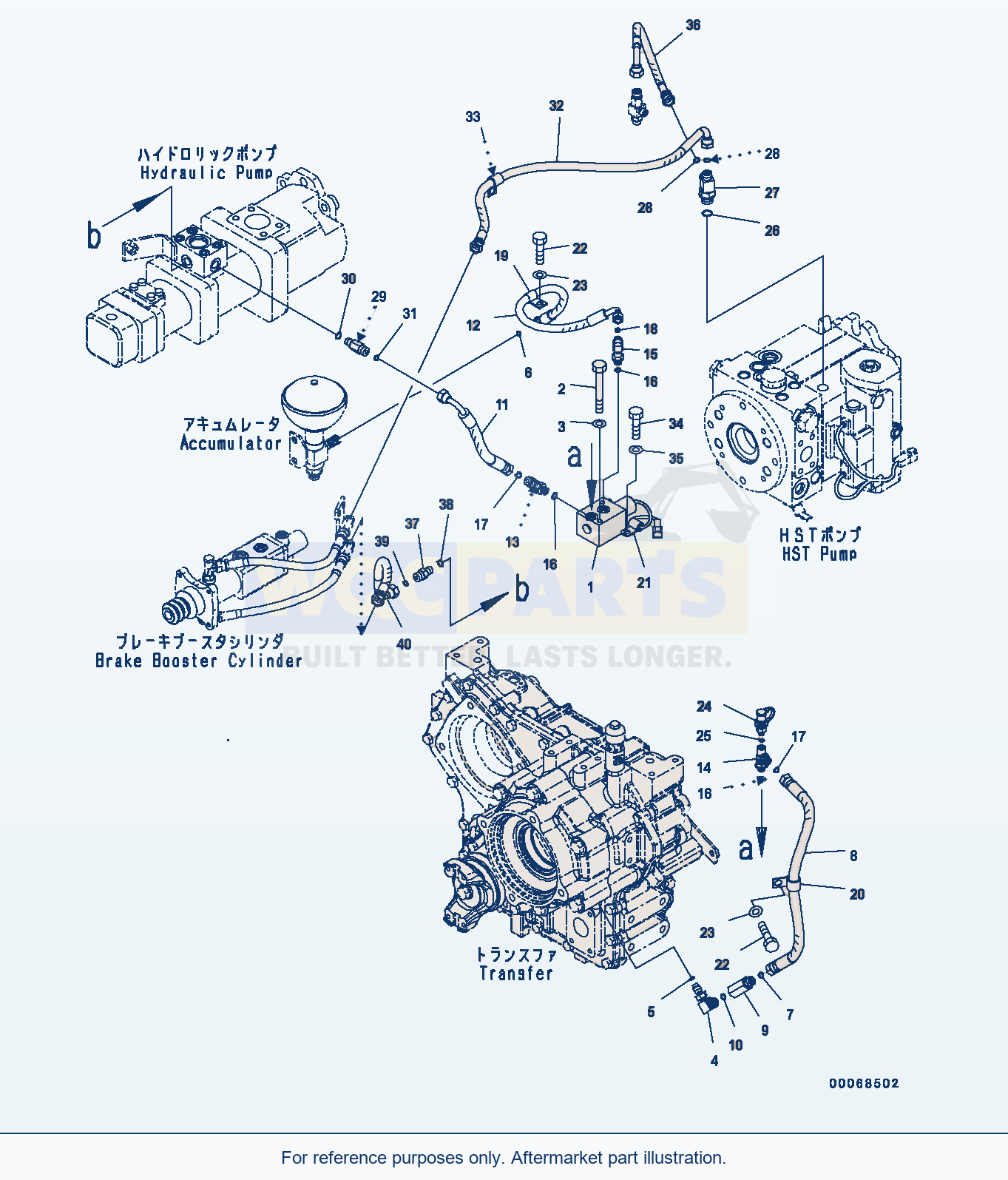Komatsu WA320-6 Inching Control (#70291-) Serial 70291-UP parts diagram