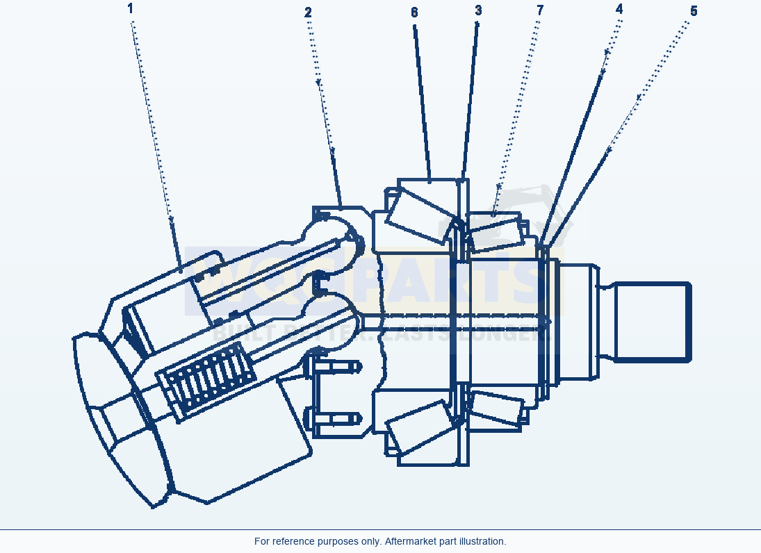 Komatsu WA320-6 Hst Motor Rotary Group Serial A35001-UP parts diagram