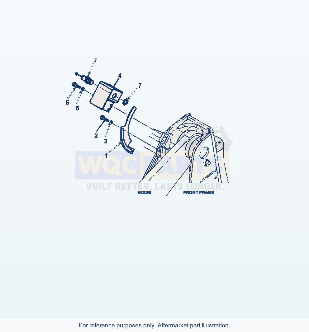 Komatsu WA320-6 Boom Kick-Out parts diagram