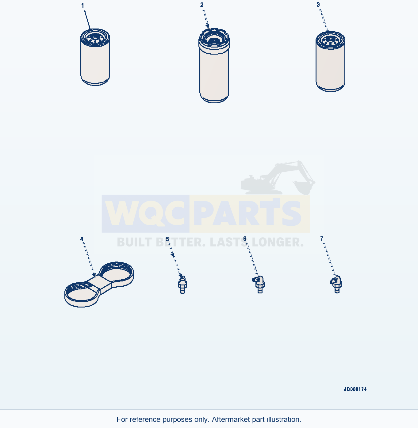 Komatsu WA320-7 Spare Parts (#80001-) parts diagram