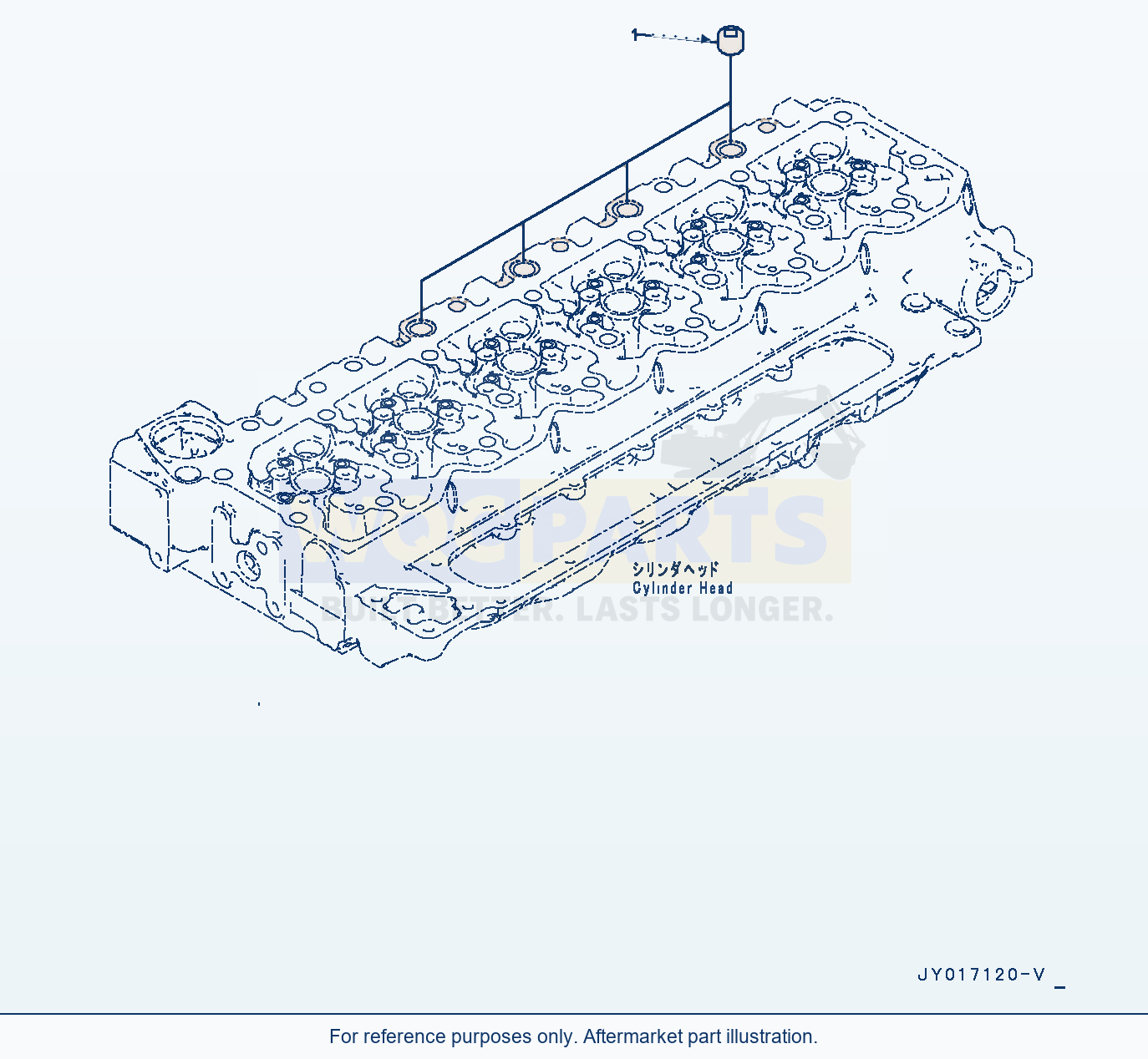 Komatsu WA320-7 Cabin Heater Plug (#26600890-) (Ahc00-001001) parts diagram
