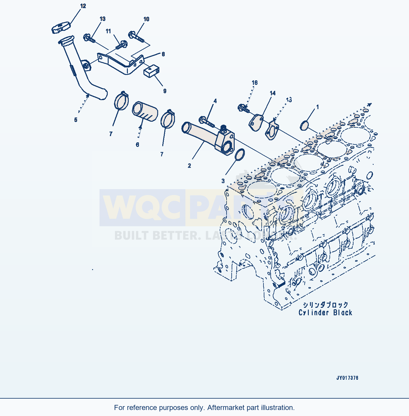 Komatsu WA320-7 Engine Oil Filler (#26600890-) (Aob10-001001) parts diagram