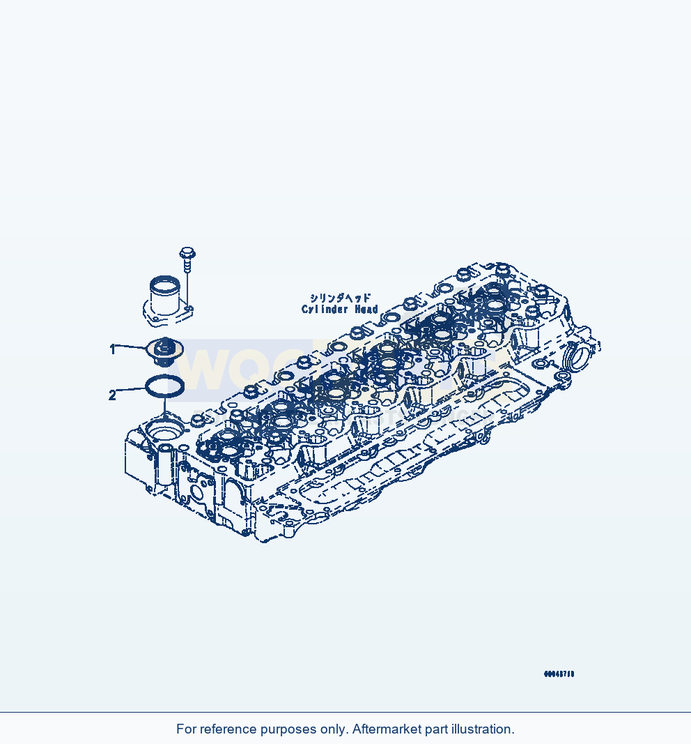 Komatsu WA320-7 Aec00-001001 Thermostat (Aec00-001001) parts diagram