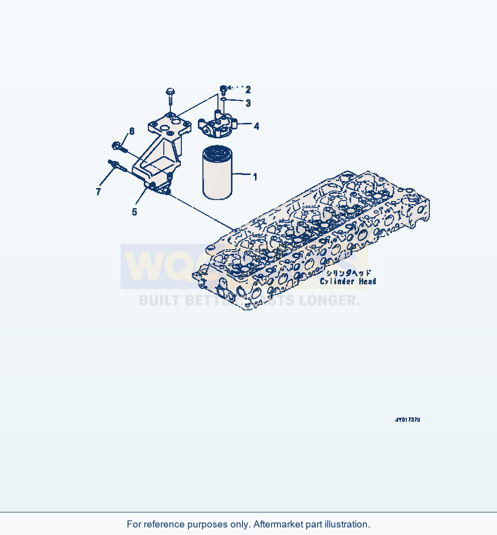 Komatsu WA320-7 Aff10-001001 Fuel Filter (Aff10-001001) parts diagram