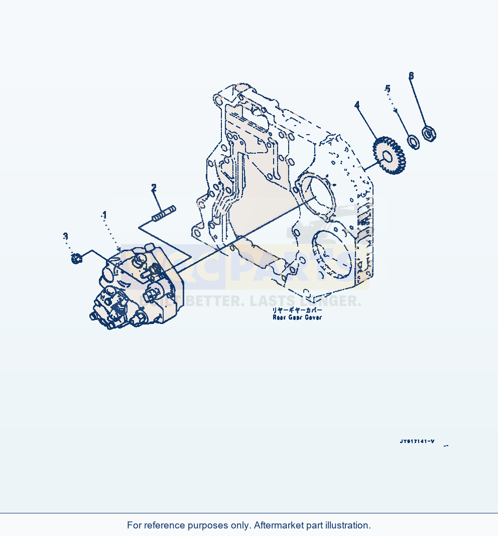 Komatsu WA320-7 Afp10-001001 Fuel Supply Pump (Afp10-001001) parts diagram
