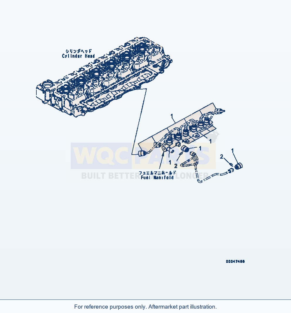 Komatsu WA320-7 Afs20-001001 Fuel System Cover (Afs20-001001) parts diagram