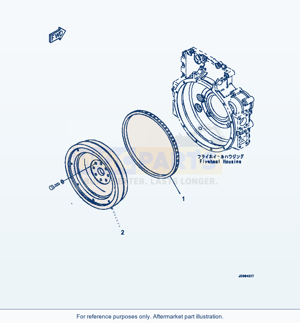 Komatsu WA320-7 Afw00-001001 Flywheel (Afw00-001001) parts diagram