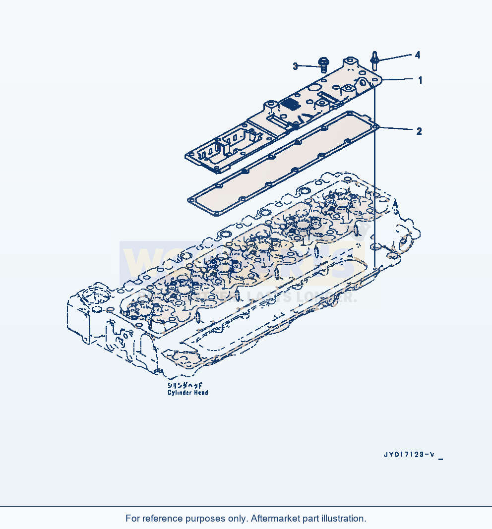 Komatsu WA320-7 Aim00-001001 Air Intake Manifold (Aim00-001001) parts diagram
