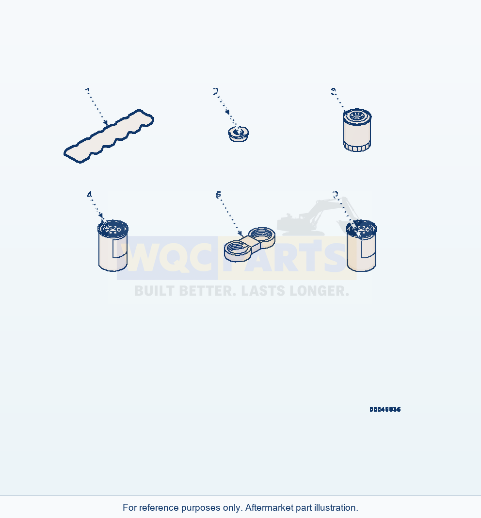 Komatsu WA320-7 Spare parts diagram