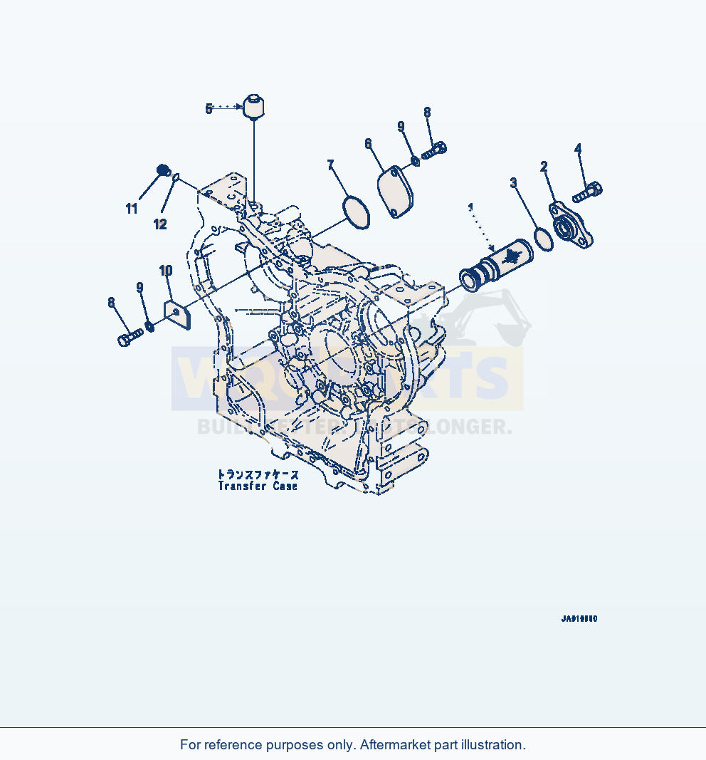 Komatsu WA320-7 Transfer Magnet Assembly And Breather parts diagram