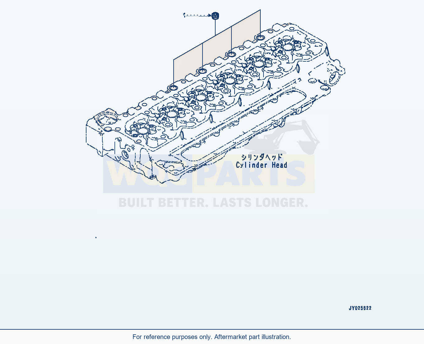 Komatsu WA320-8 Cabin Heater Plug (#26643211-) (Ahc00-001001) parts diagram