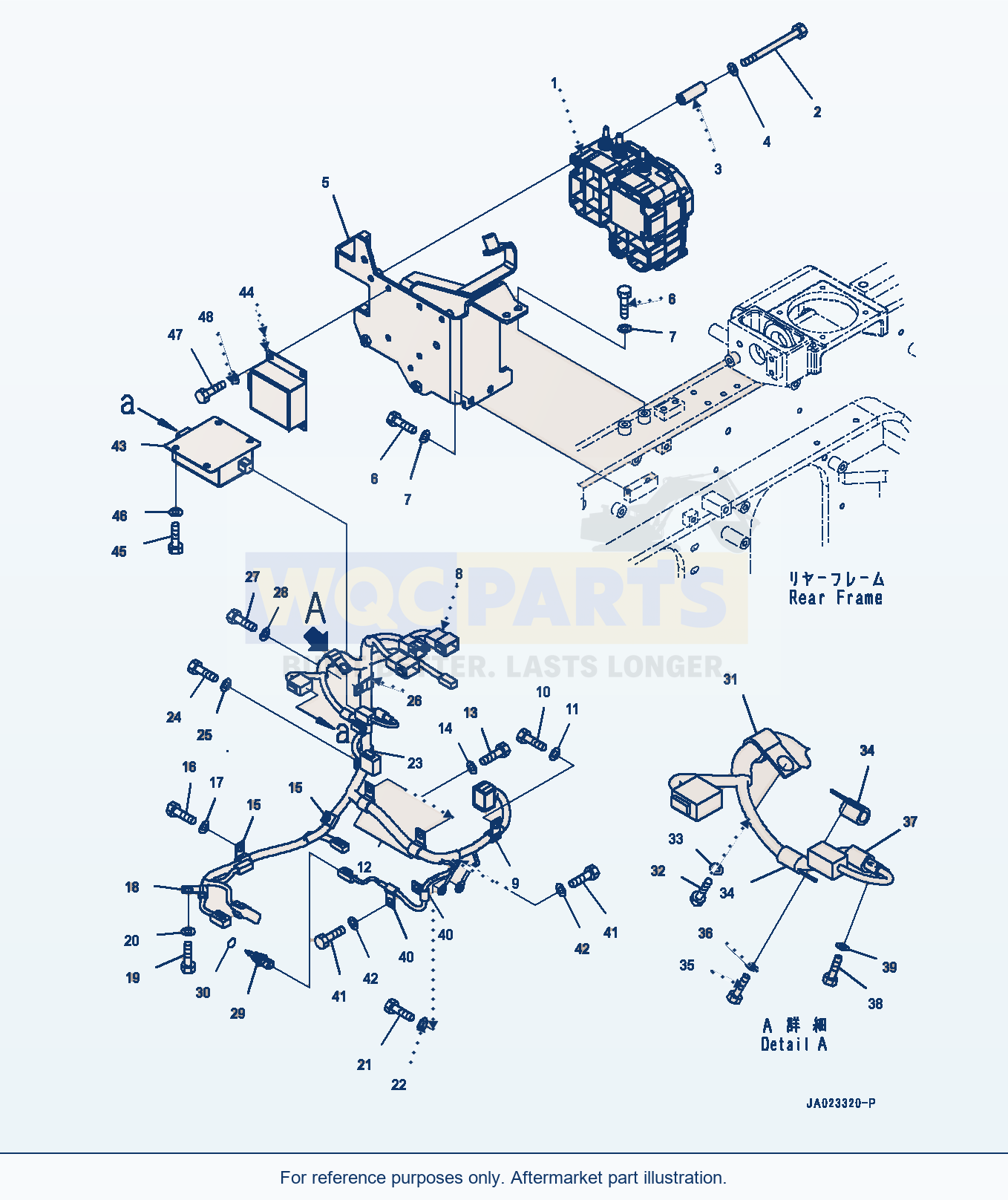 Komatsu WA320-8 Def Piping, Pump (#85001-) parts diagram