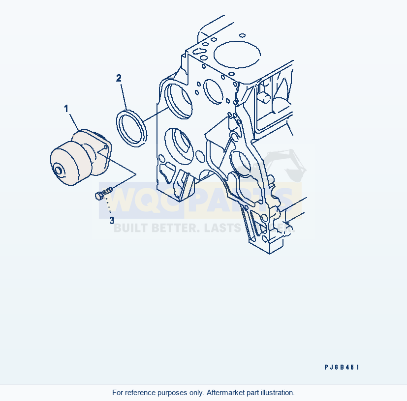 Komatsu WA320L-5 Water Pump (For Except Japan)(#26302312-) parts diagram