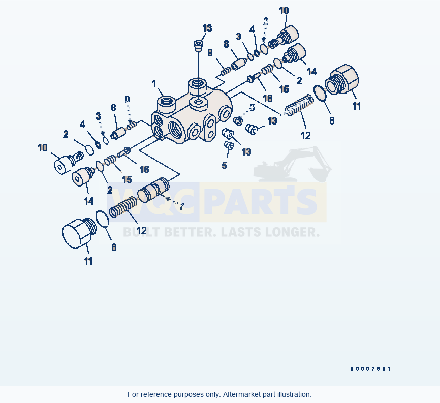 Komatsu WA320PT-5L Steering Line (Cushion Valve) parts diagram