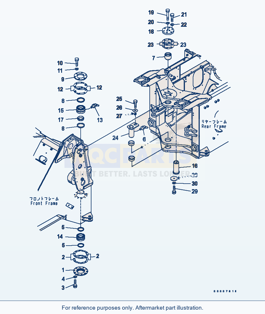 Komatsu WA320PT-5L Hinge Pin parts diagram