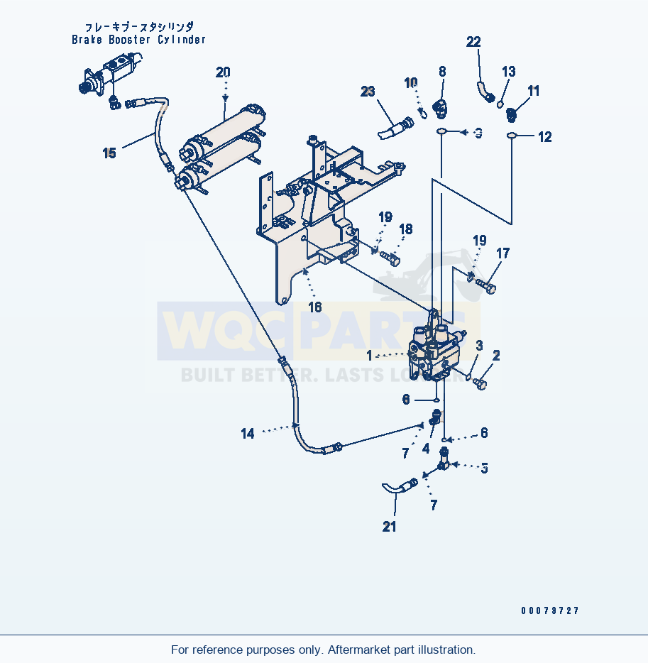 Komatsu WA320PT-5L Brake Control (Charge Valve) parts diagram