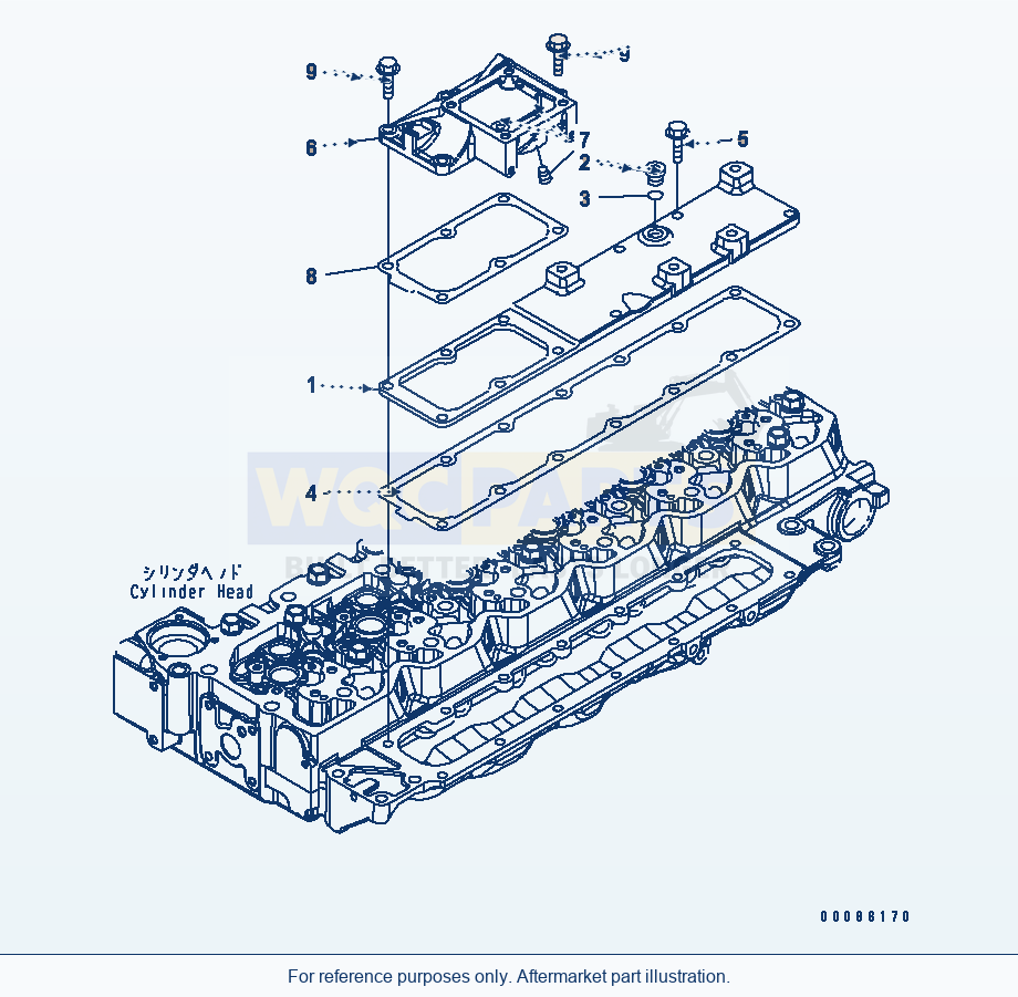 Komatsu WA320PZ-6 Air Intake Cover (Esn 26530765-) parts diagram