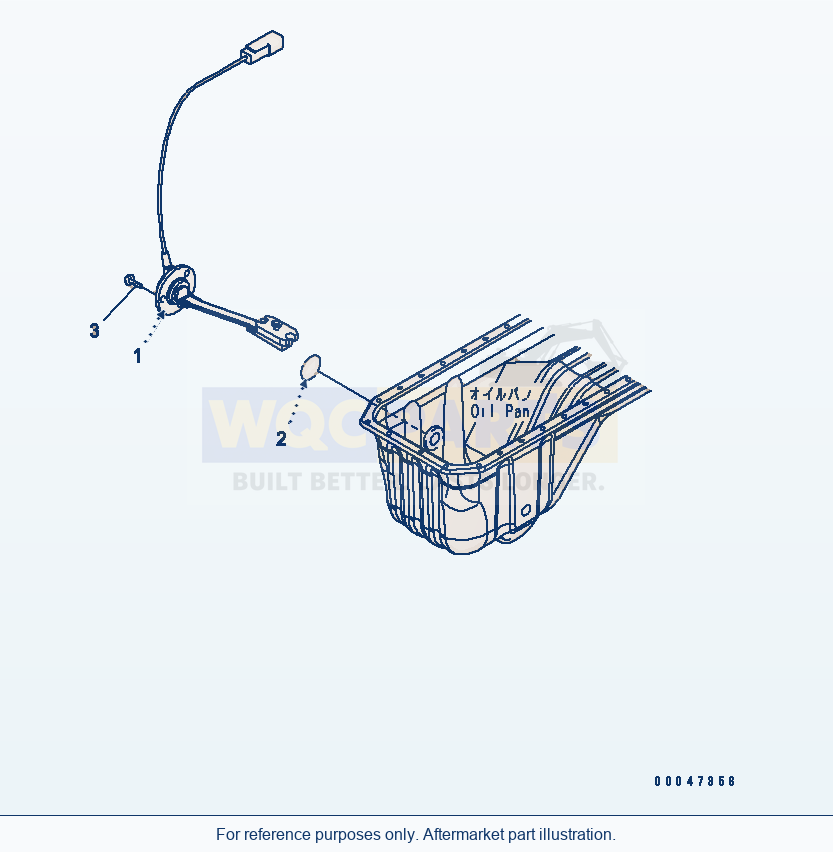 Komatsu WA320PZ-6 Oil Level Sensor (Esn 26500067-) parts diagram