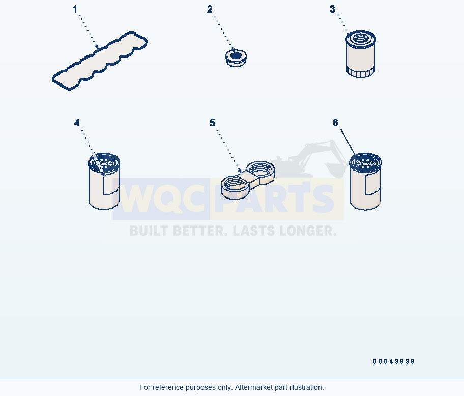 Komatsu WA320PZ-6 Spare Parts (Esn 26500978-) parts diagram