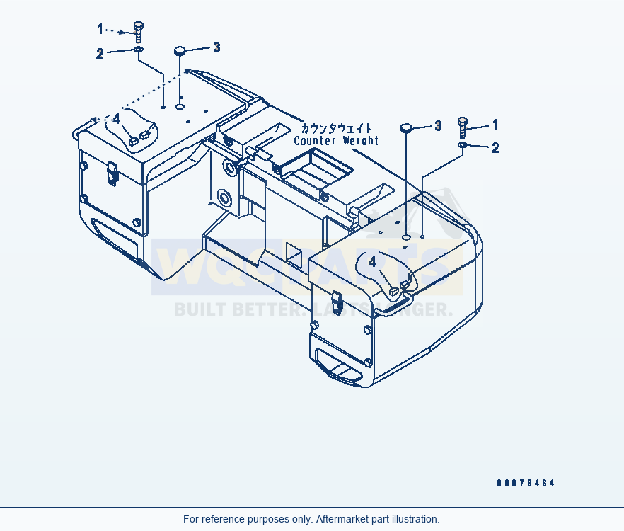 Komatsu WA320PZ-6 Battery Box (Plug)(#70001-) parts diagram