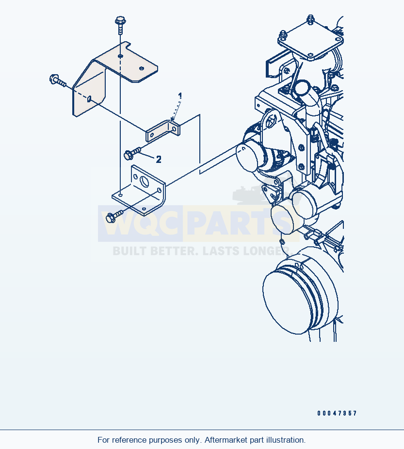 Komatsu WA320PZ-6 Belt Guard(#26500067-) Serial 70001-70451 parts diagram